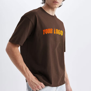 Camiseta de Lona Gruesa para Hombre, 100% Algodón, Corte Regular, Impresión Personalizada, Ecológica, Transpirable, de Secado Rápido, para Verano - Product Image 3