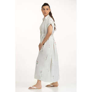 Vestido Regular Fit WM-DRS-WS25-505, Transpirable, con Volantes de Spandex, Decoración de Crochet, Estilo Casual/Fiesta/Sexy, Forro Natural - Product Image 5