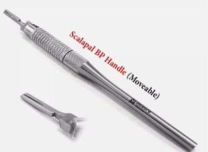 Kit de tissus pour implants dentaires chirurgicaux, ostéotome Castroviejo, marteau, ciseaux, manche de scalpel Molt, ciseaux Goldman par SurgiRight - Product Image 4