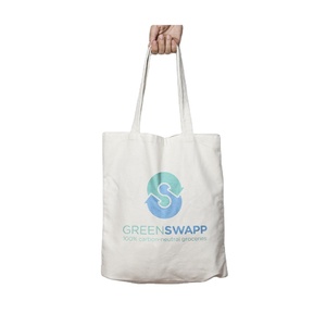 Sac fourre-tout à bandoulière en toile de coton recyclable de haute qualité pour l'épicerie pour les promotions-Vente en gros directe du fabricant - Product Image 1