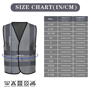 Customizable High Visibility Work <b>Running</b> Vest for Men Women Multi-Pockets Zipper Front Breathable ANSI/ISEA Standards Compliant - Product Image 4