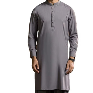 Nouveau Salwar Kameez en Soie Georgette Brodé pour Hommes, Idéal pour les Mariages et les Soirées, Design Ethnique Moderne, Matériaux Soie et Rayonne - Product Image 1