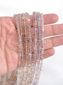 ลูกปัดอะเมทรินเจียระไน 7 เส้น แบบเต็มม้วน ของแท้ สำหรับทำเครื่องประดับอัญมณี - Product Image 3