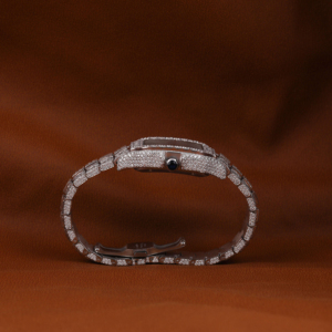 Lujoso reloj de pulsera automático Esfera romana 20mm Acero inoxidable Iced Moissanite Tachonado Diferentes formas Estilo rapero de hip hop - Product Image 5