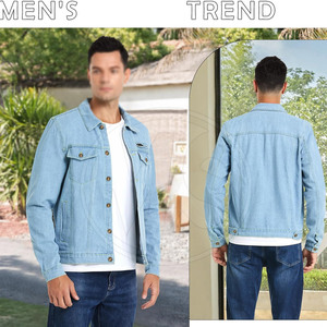 Heavy Duty Plain <b>Men</b> <b>Jeans</b> <b>Jacket</b> Premium Quality <b>Men</b> <b>Jeans</b> Winter <b>Jacket</b> Quick Dry <b>Men</b> <b>Jeans</b> <b>Jacket</b> - Product Image 4