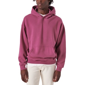 Custom Own Logo Men High Quality Cotton Polyester Printed Pullover Men Hoodie No MOQ OEM Customized Logo Hoodies <b>Sweatshirts</b> - Product Image 2