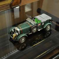 Modèle de voiture Le Mans 1930 Blower 4.5L de 34 cm, attrayant, historique, en fer léger, décoration de table moderne pour la maison, idéal pour la remise des diplômes