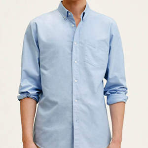 เสื้อเชิ้ตผ้าสักหลาดลายสก็อตแขนยาวมีกระดุมสำหรับผู้ชายผ้าฝ้าย100% ออกแบบได้ตามต้องการ - Product Image 3