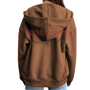 Nueva Llegada, Sudadera con Capucha para Mujer, Diseño con Cierre y Bolsillos, 100% Algodón, Impermeable, Moderna y Elegante, Precio al por Mayor - Product Image 6