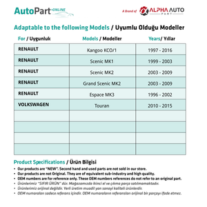 Junta de la Tapa del Termostato para Renault Clio, Megane, Laguna, Scenic - Product Image 3