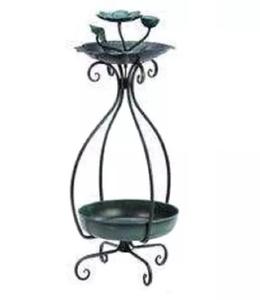 Alimentador de pájaros de Metal colgante para exteriores con estilo, alimentador de hierro duradero para pájaros salvajes, decoración de jardín Ideal y amantes de los pájaros - Product Image 5