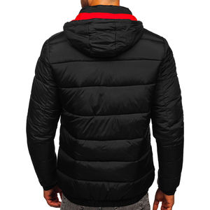 Chaqueta acolchada impermeable con capucha para hombre, ligera, cálida, aislante, para exteriores, para condiciones invernales. - Product Image 2