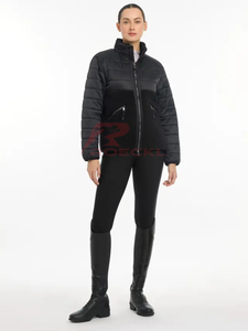 Veste d'équitation pour femmes OEM vente en gros nylon de compétition équestre à séchage rapide extensible imperméable respirant confort - Product Image 4