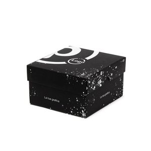 กล่องเค้กแข็งสีขาวแบบกำหนดเองได้พร้อมฝาปิด 15x15x10 ซม. เคลือบด้าน - Product Image 3