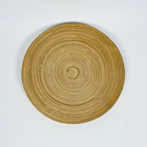 Restaurante que sirve platos de color natural redondo hilado en espiral platos de comida de bambú precio más barato de Vietnam - Product Image 4