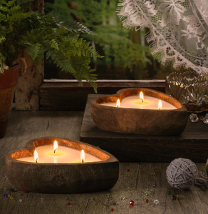 Cuenco para velas de masa de madera recién artesanal, superventas, productos naturales hechos a mano de la mejor calidad - Product Image 2