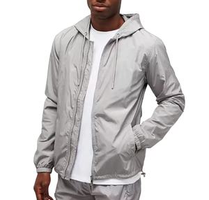 Chaquetas con cremallera impermeables de nailon y poliéster con logotipo personalizado para deportes al aire libre, chaqueta para correr, chaquetas cortavientos con capucha para hombre 2026 - Product Image 5