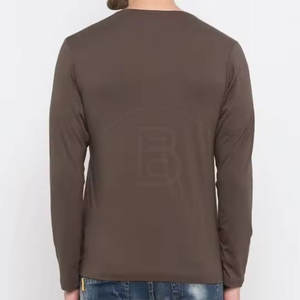 Slim Fit <b>Men</b> <b>V</b>-<b>Neck</b> Long Sleeve <b>T</b>-<b>Shirt</b> Stretchable Breathable Everyday Wear <b>Men</b> Clothing <b>V</b>-<b>Neck</b> <b>Shirts</b> - Product Image 2
