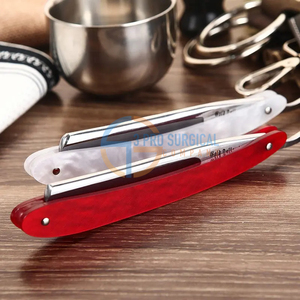 Maquinilla de afeitar recta de calidad 3Pro diseñada para uso profesional, construcción de acero inoxidable, diseño ligero y facilidad de control - Product Image 5