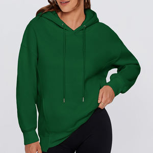 เสื้อฮู้ดใหม่สำหรับผู้หญิง, เสื้อลำลองสตรีทแวร์โชว์ไหล่เสื้อฮู้ดถักเป็นมิตรต่อสิ่งแวดล้อมระบายอากาศได้ดี - Product Image 4