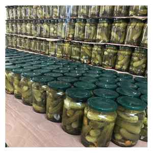 Concombres entiers taille bébé en saumure pour l'industrie alimentaire et l'exportation mondiale Concombres marinés salés en conserve du Vietnam - Product Image 2