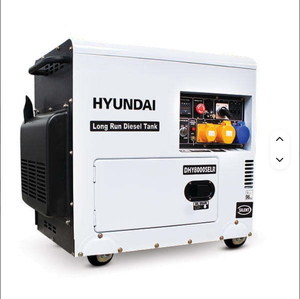 Générateur diesel silencieux refroidi par air 5,8 kW 7,5 kVA à démarrage électrique, réservoir 25 L, avec capot, monophasé, AVR 50/60 Hz - Product Image 1