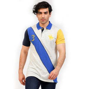 Vente en gros de polos à manches courtes 100% coton pour hommes, broderie personnalisée de style golf de haute qualité, tricoté en polyester solide 100% - Product Image 4
