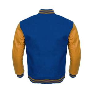 Custom Made Men's High Quality Lightweight Professional Varsity Jacket New Design Leather CollegeBaseballjacket for men - Product Image 2