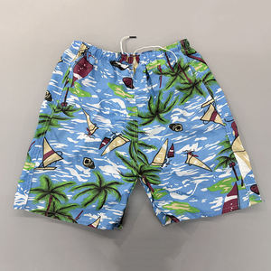 <b>Men's</b> Custom Printed Board Shorts Quick Dry Elastic Waist Casual Swim <b>Trunks</b> with Palm Tree and Coconut Pattern - Product Image 3