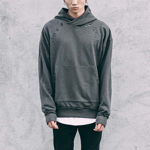 Pull à capuche épais en coton et Polyester pour homme, pull de Style de rue, personnalisé - Product Image 2