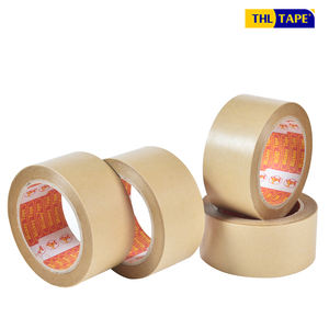 Ruban de papier kraft ultra-durable de 50m en cuir de vachette, adhésif thermofusible et activé par l'eau pour des projets créatifs d'élégance immersive - Product Image 4