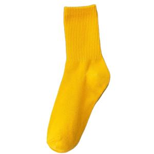 Chaussettes courtes pour femmes en coton 100% tendance, couleur unie, avec logo sur le corps, respirantes et joyeuses, chaussettes pour filles BY BS - Product Image 6