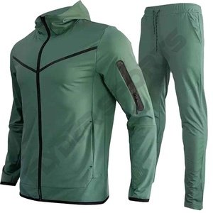 Ropa deportiva de gimnasio transpirable para hombre de calidad superior Traje de jogging de 2 piezas personalizado Chándal de fondo activo - Product Image 6