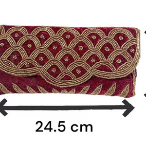 Bolso de Mano con Cuentas de Vidrio con Diseño Floral Tropical de MS Handicraft, Forma y Color Personalizados, Bolso Mexicano para Fiesta con Cadena Cruzada Ms-wc-001 - Product Image 3