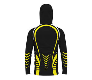 เสื้อตกปลา UPF 50เสื้อโปโลแขนยาวมีฮู้ดพิมพ์ลายระบายอากาศ - Product Image 2