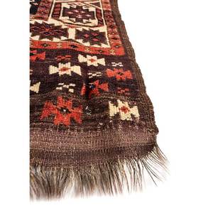 Alfombra de Lana Anudada a Mano Kiaan, Diseño Geométrico y Abstracto en Rojo y Naranja, Rectangular de 9x12, para Entrada y Sala de Estar - Paem-57 - Product Image 4