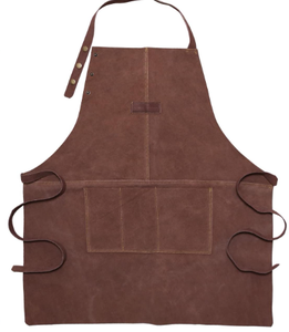 Delantal de soldadura de cuero partido De Vaca resistente a las chispas de seguridad Industrial de alta calidad para Protección corporal y de ropa - Product Image 5