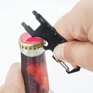 Bucksport Gadget Personalizzati: Strumento Multifunzione per Portachiavi e Moschettoni - Promozione - Product Image 4