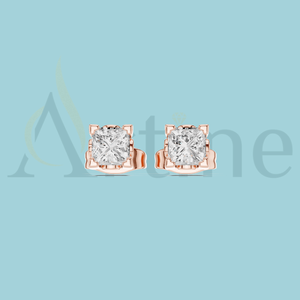 Pendientes de Zirconia cúbica de estilo europeo y americano de gama alta Pendientes de aro de 14K de moda popular de Plata de Ley 925 para mujer - Product Image 1