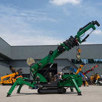 Grue araignée Tonlita 4 tonnes 5 tonnes, mini-grues 3t 12 tonnes, grue araignée électrique diesel sur chenilles 3-10 tonnes, modèle 2026, prix compétitif