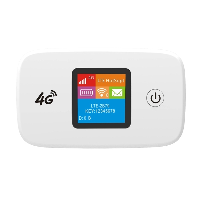 Professional Customization 4g Router With Sim Card 4g Lte Router 2100mAh Wifi Wireless Router  with LCD MP526A