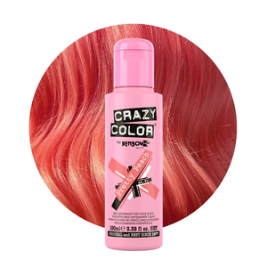 Coloration capillaire semi-permanente Crazy Color Pretty Peach, végane, sans ammoniaque, couleur longue durée - Product Image 1
