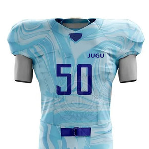 Nuevo Conjunto de Uniforme de Fútbol Americano Personalizado para Hombre, Transpirable, de Secado Rápido, Manga Corta, 100% Poliéster, Alta Calidad, Venta al por Mayor - Product Image 3