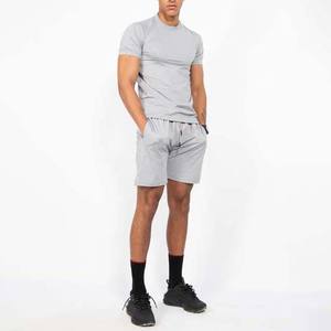 เสื้อยืดถักปักลายดีไซน์ใหม่คุณภาพสูง 100% ผ้าฝ้าย ชุดเซ็ตฤดูร้อน น้ำหนักมาก แห้งเร็ว ชุดสูทผู้ชาย - Product Image 3