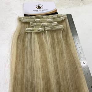Extensions de cheveux vietnamien sans couture, prix d'usine, à clipser, Super Double couleur - Product Image 1