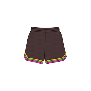 Pantalones Cortos de Malla de Poliéster Antiarrugas para Hombre, Estilo Urbano, Cintura Elástica Sólida, Básicos, con Estampado Frontal Personalizado, de Secado Rápido - Product Image 2