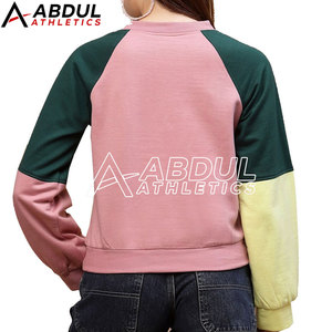 เสื้อสเวตเชิ้ตผู้หญิงสีตามสั่ง ผลิตในปากีสถาน พิมพ์โลโก้ตามสั่ง เสื้อสเวตเชิ้ตผู้หญิงลำลอง - Product Image 4