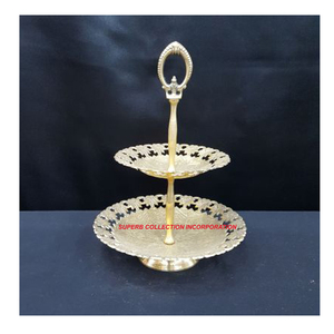 Soporte de cuenco de chocolate con grabado de latón de dos niveles Más vendido y de alta calidad - Product Image 1