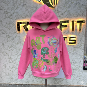 เสื้อฮู้ดสวมหัวสำหรับผู้ชายเสื้อฮู้ดแบบกำหนดเองพิมพ์ลาย - Product Image 4