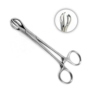 Pince éponge en acier métallique de haute qualité de 16 cm de chirurgie droite bricolage pince à tissus de voie industrielle pince OEM personnalisable pour - Product Image 1